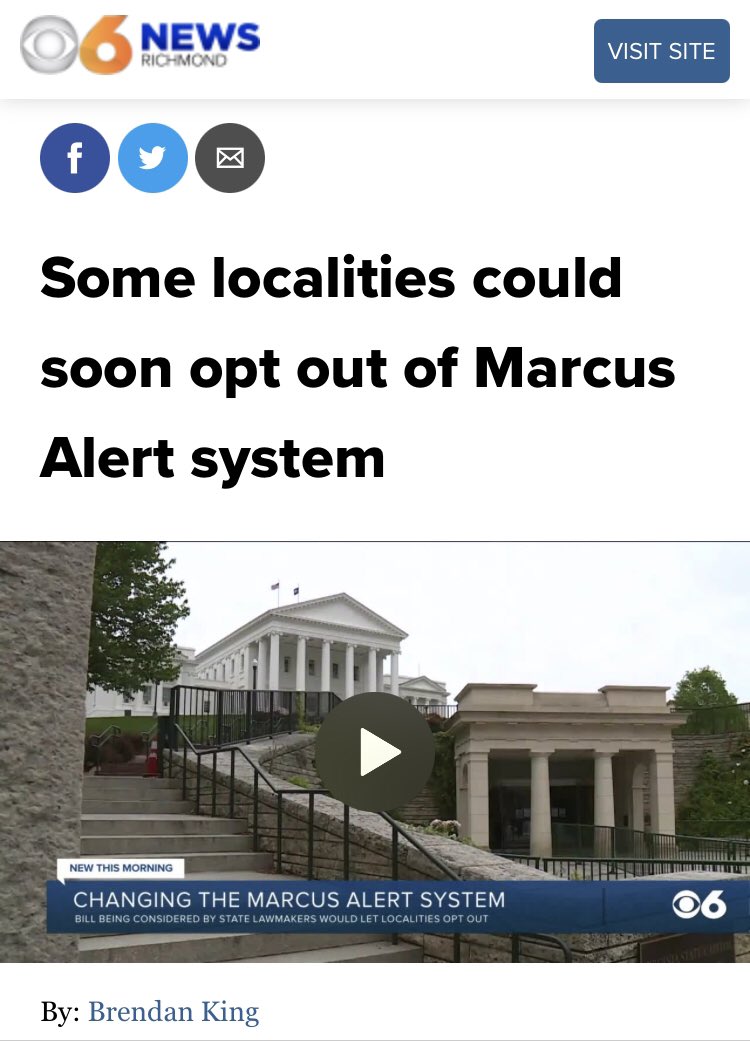 “Optional” is not an option when it is a matter of life and death! The intent of the Marcus Alert was to be a lifesaving mental health bill. Saving the lives of community members should ALWAYS come first, not prioritizing police department budgets. bit.ly/marcusalertbill
