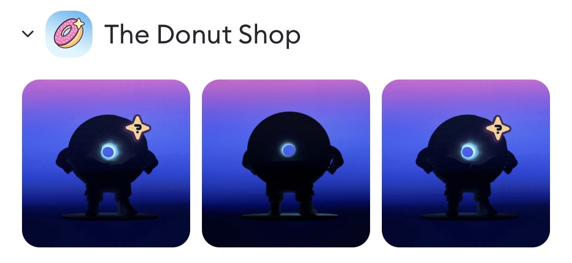 Buttnole's tweet photo. @donutshopnft got my 3 🤝 #NFT who else is excited?! https://t.co/b8PwtOXbR3