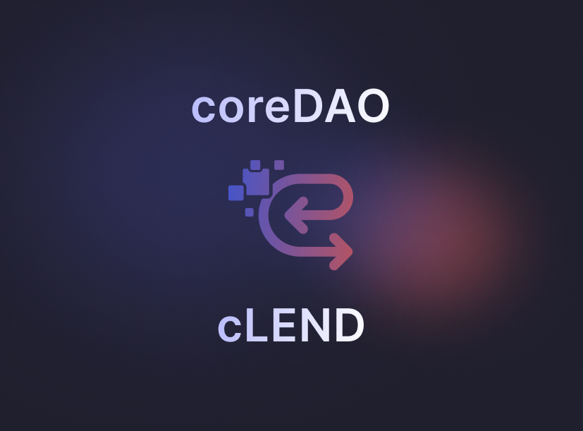 cLEND Launches Now.
medium.com/core-vault/cor…