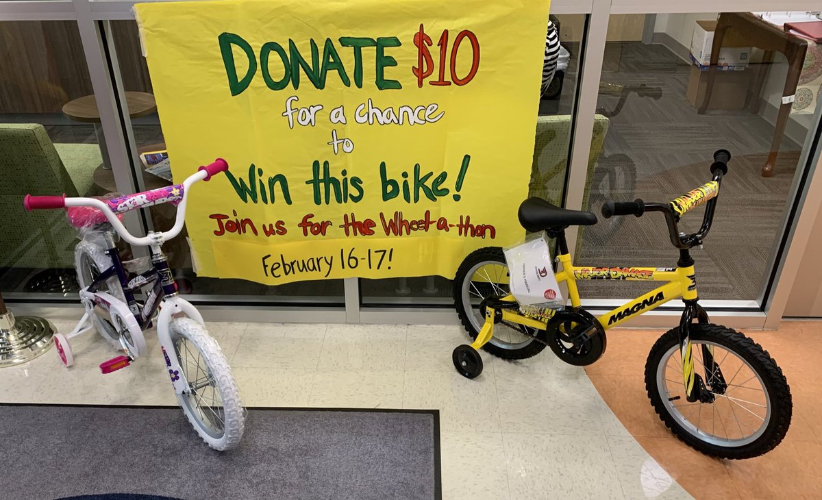 Our Wheel-a-thon is next week on Wednesday and Thursday (the 16th and 17th). 2 lucky #LionCubs will win these awesome bikes! #ELCSouthAdventures