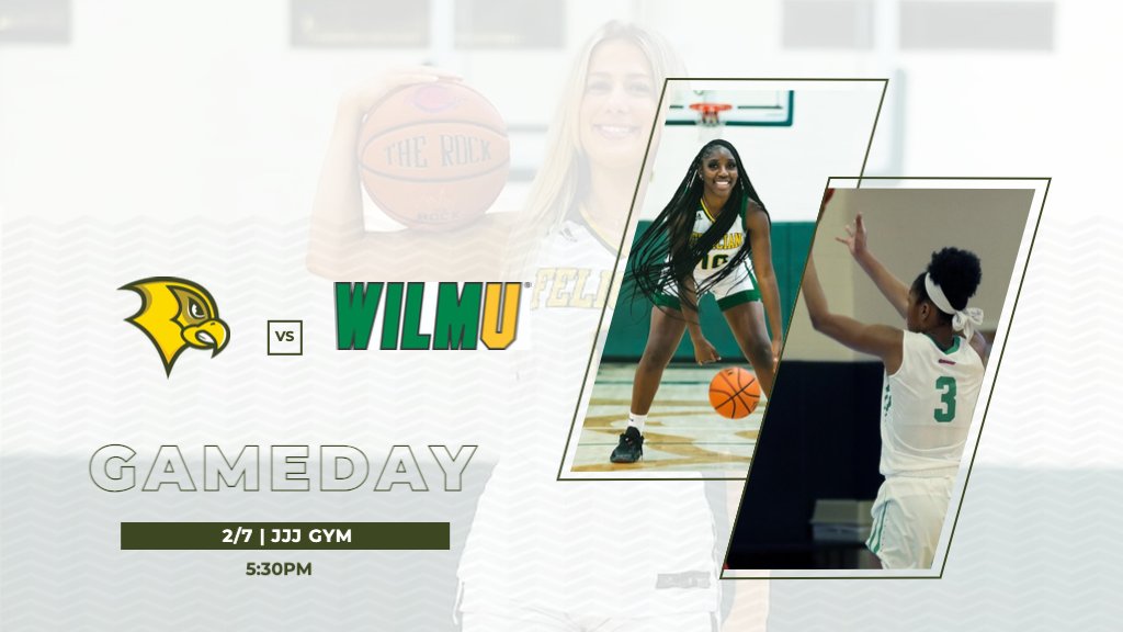 Felician WOMEN'S BASKETBALL plays 6 of its final 7 games at home, and that starts tonight!

Golden Falcons host <a href="/wilmuwbb/">WilmU_WBB</a> at 5:30 at  Job Gym. Free admission for the Felician community, or follow electronically at felicianathletics.com/composite