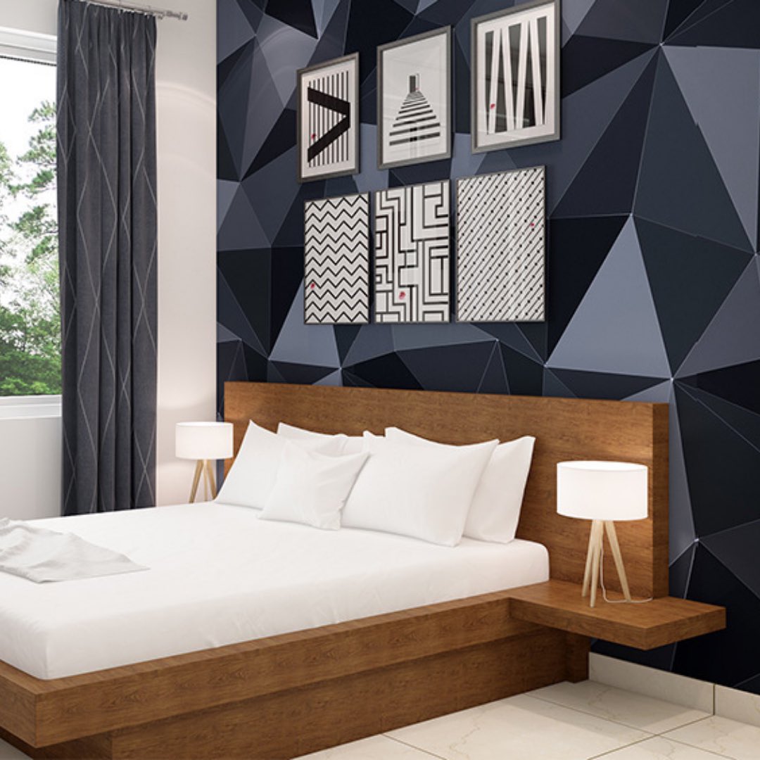 LukeAllenRE's tweet photo. In 2021 people expressed individuality through unique colors. This year we’ll be seeing more wallpaper because it’s easy to install &amp; swap out, &amp; trends show homeowners using wallpaper with bold patterns in rooms to experiment with color &amp; texture. Would you try this? https://t.co/tOpGK3Ahzj