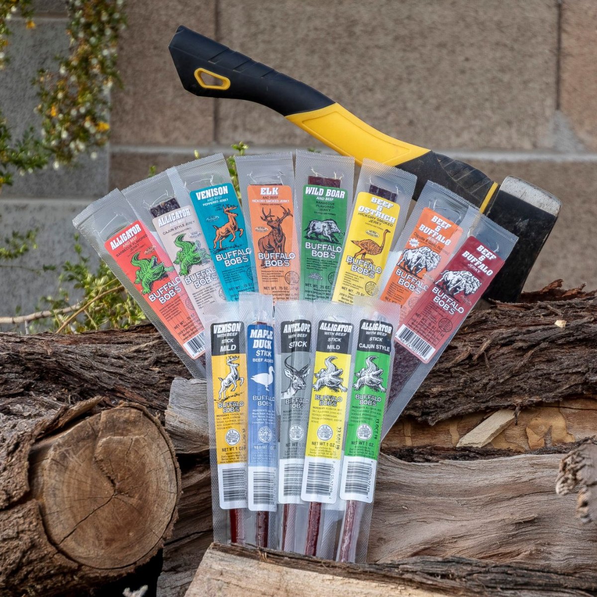 WildGameJerky's tweet photo. Get your guy a gift he'll love this Valentine's Day! Get 23 jerky sticks for $50, or you can get a Zoo Box of 25 for $50 with shipping and handling priced at $9. Get same day shipping when you order online at https://t.co/t4xVTiKW7m. #JerkyReview #JerkyLife https://t.co/XTV27hdk8O