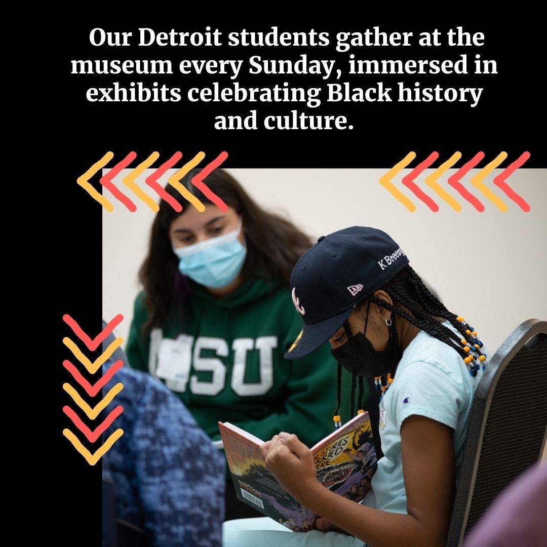 Jimiri is celebrating Black History Month by honoring Detroit’s Wright Museum of African American History, where Jimiri's young leaders gather on Sunday afternoons as part of our youth leadership program(1/2) #Detroit #leadership #racialhealing