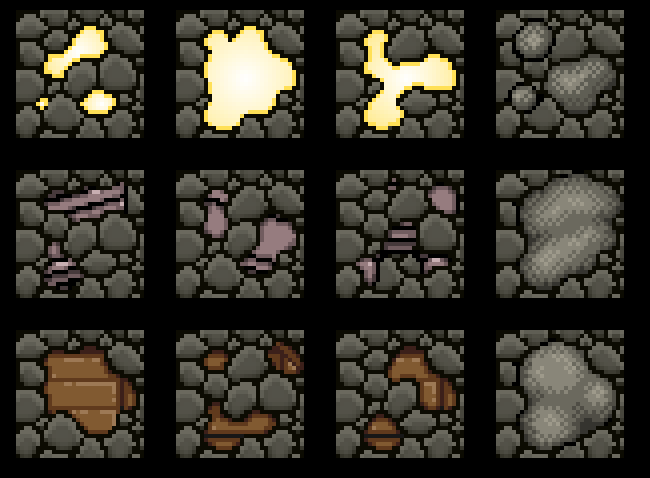 pinaplll's tweet photo. tHERE'S RoCKS IN THEM RoCKS!
and other things too!

#indiedev #devlog #pixelart #cartgame https://t.co/29BqfKDEeU