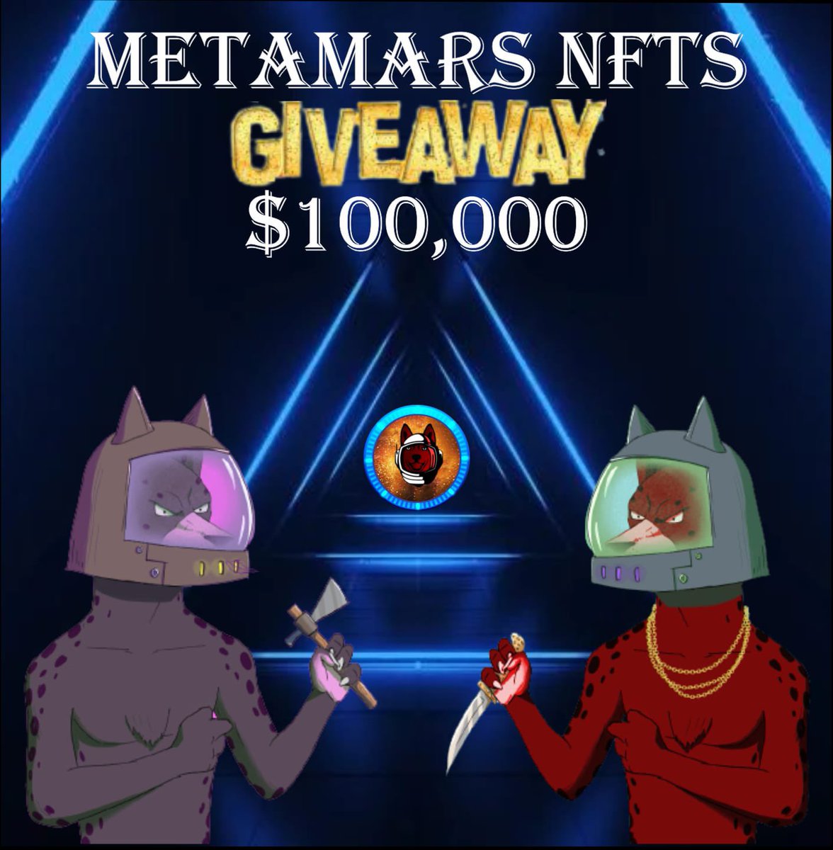 Shahawk95's tweet photo. #METAMARS #PlayToEarn NFT  SALE IS LIVE! 🔥 

✅10000 unique  Gaming NFTS  on polygon  with P2E game  
✅$100k giveaway among holders
✅ STAKING PROGRAM 
✅NFT MARKETPLACE 
✅MAIN EVENT PRIZE OF $100,000 on METAMARS GAME 

TO Join:
https://t.co/XrpmpzjNY0 https://t.co/WTqjhI7ygl