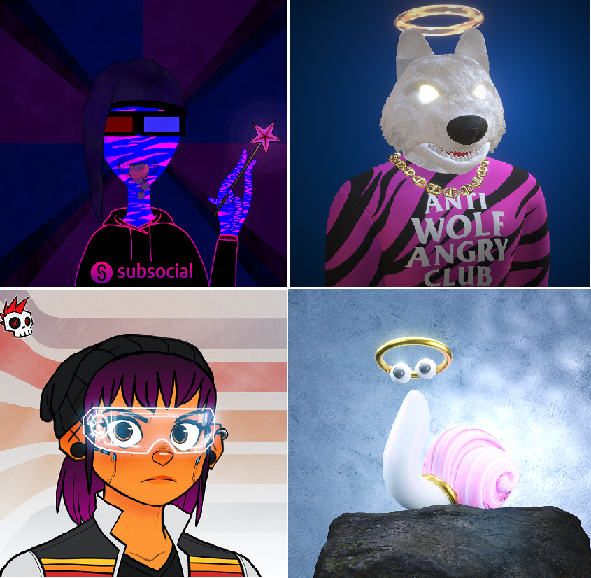 PrSneaker's tweet photo. Feels like it has been ages since I have given shoutouts to the #Dotsama NFTs👀 Here are the newest additions:
@AlienAntPharm by @Sango24931697
#wolfangryclub by @InfinityMindKSM
@Rubble_Punkz by @LuigiL1985
#MAOsnails by @cg_ash_lee
I like all of them💯🔥 DYOR
#KSM #NFTs https://t.co/JAO5MUi3I4