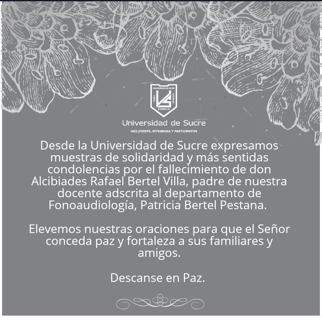 Unisucre's tweet photo. #QEPD #UnisucreContigo https://t.co/oYkQ5w3vzz