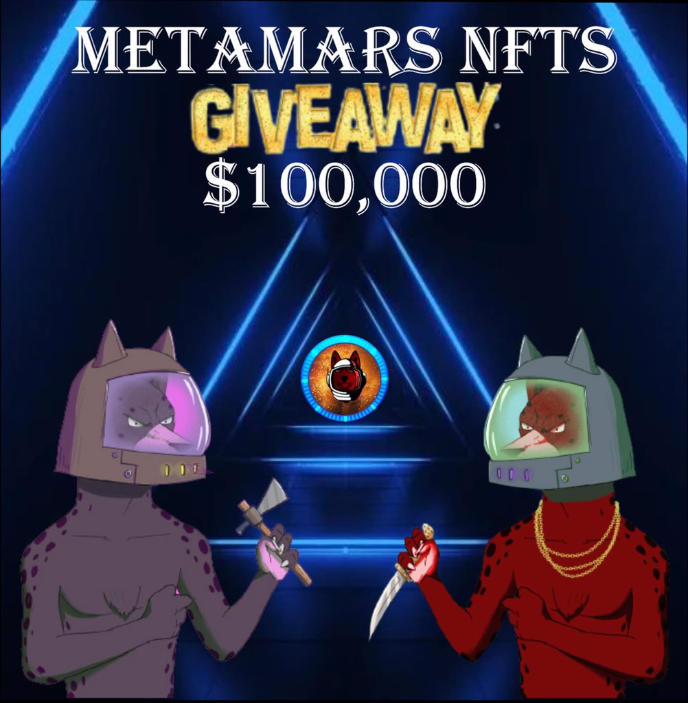Shahawk95's tweet photo. #METAMARS #PlayToEarn NFT  SALE IS LIVE! 🔥 

✅10000 unique  Gaming NFTS  on polygon  with P2E game  
✅$100k giveaway among holders
✅ STAKING PROGRAM 
✅NFT MARKETPLACE 
✅MAIN EVENT PRIZE OF $100,000 on METAMARS GAME 

TO Join:
https://t.co/XrpmpzjNY0 https://t.co/1RoPCXQ0ZJ