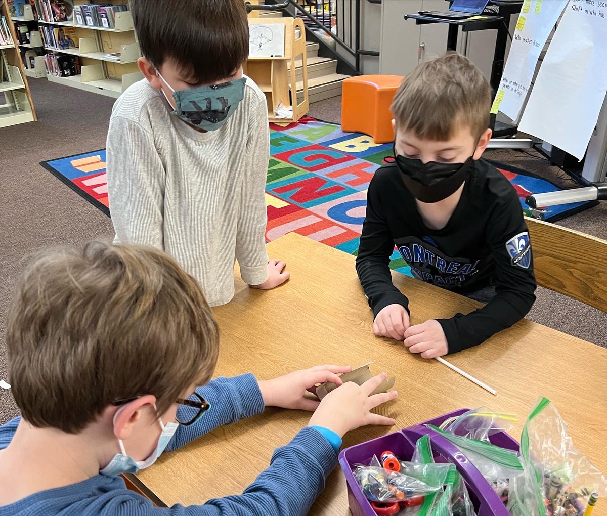 MillerHudsonWG's tweet photo. Winter Olympics STEM with @MrsPupillo! Students created and tested bobsled designs. https://t.co/b6W1mMJ6cW