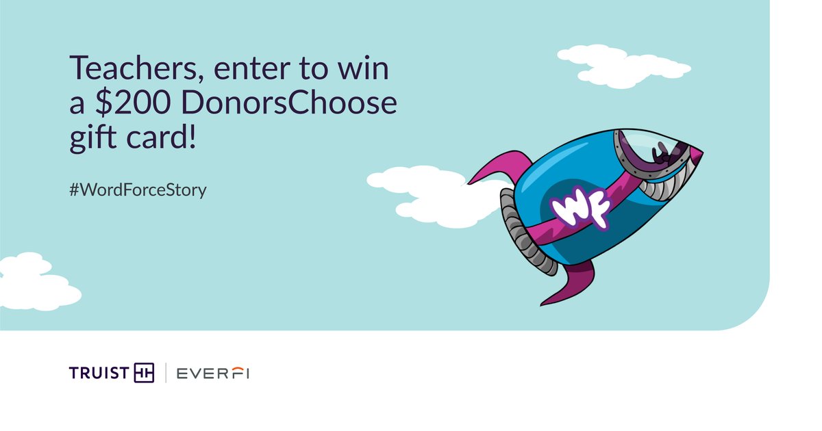 📚Are you a K-2 teacher who loves stories?

We have the perfect opportunity for you - <a href="/Truist/">Truist</a> WORD Force Build a Story Project! Participating teachers will receive a $200 <a href="/DonorsChoose/">DonorsChoose</a> gift card.

Learn more here ➡️ bit.ly/3ry0HEK
 
#EarlyLiteracy  #WORDForceStory