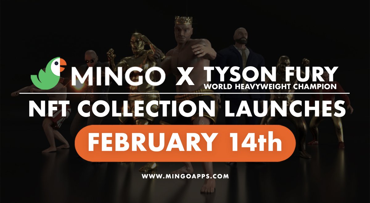 ** WANT TO WIN YOUR FREE NFT? **

🚀 LIKE &amp; RETWEET! 🚀

To help celebrate the launch of the official <a href="/Tyson_Fury/">TYSON FURY</a> NFT collection with Mingo, we're giving away NFT's to 5 lucky followers! 

Good luck! :)

#NFT #NFTGiveaway #NFTs #cryptocurrency #crypto