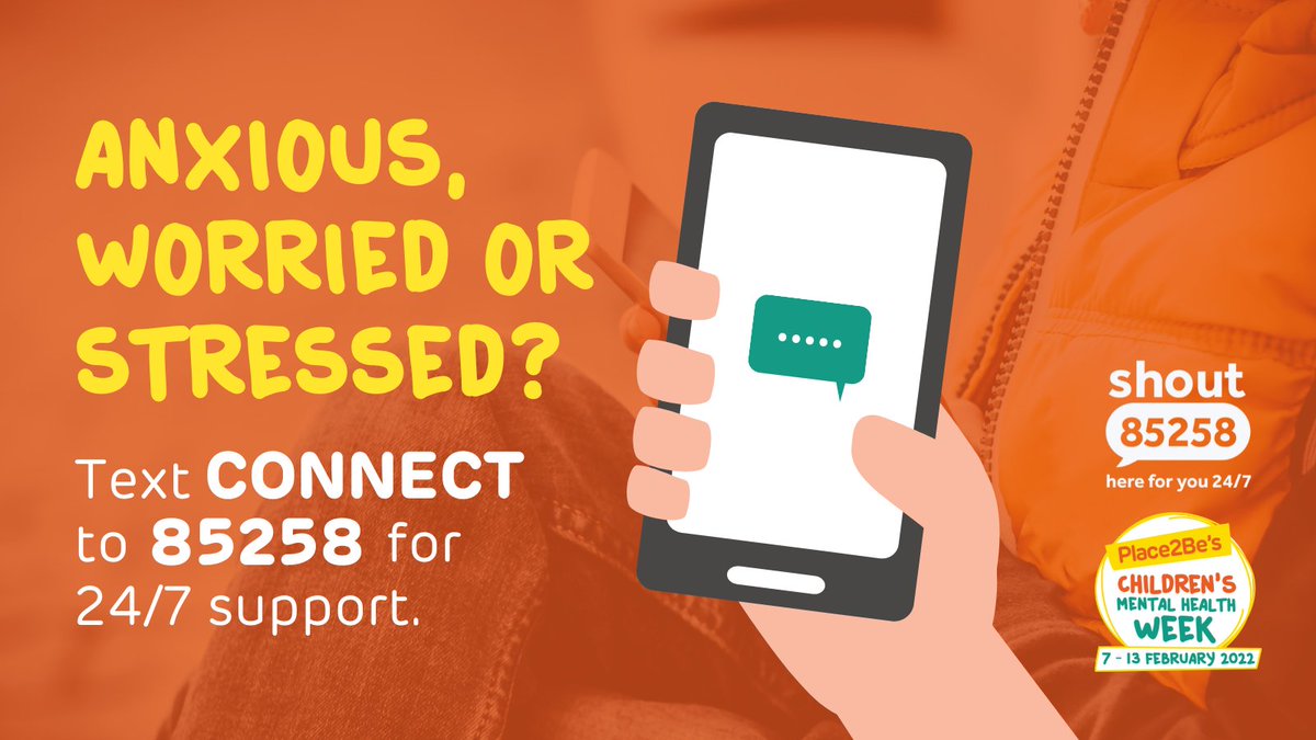 Place2Be (@place2be) on Twitter photo 🗣️ Friendly reminder! You're never on your own. 💛
If you’re struggling - talk to a friend, ask for help, or text CONNECT to 85258 anytime, anywhere to speak to @giveusashout.
For more support:
💬 Speak to our friends <a href="/samaritans/">Samaritans</a>
💻 Visit place2be.org.uk/help. 🗣️ Friendly reminder! You're never on your own. 💛
If you’re struggling - talk to a friend, ask for help, or text CONNECT to 85258 anytime, anywhere to speak to @giveusashout.
For more support:
💬 Speak to our friends <a href="/samaritans/">Samaritans</a>
💻 Visit place2be.org.uk/help.