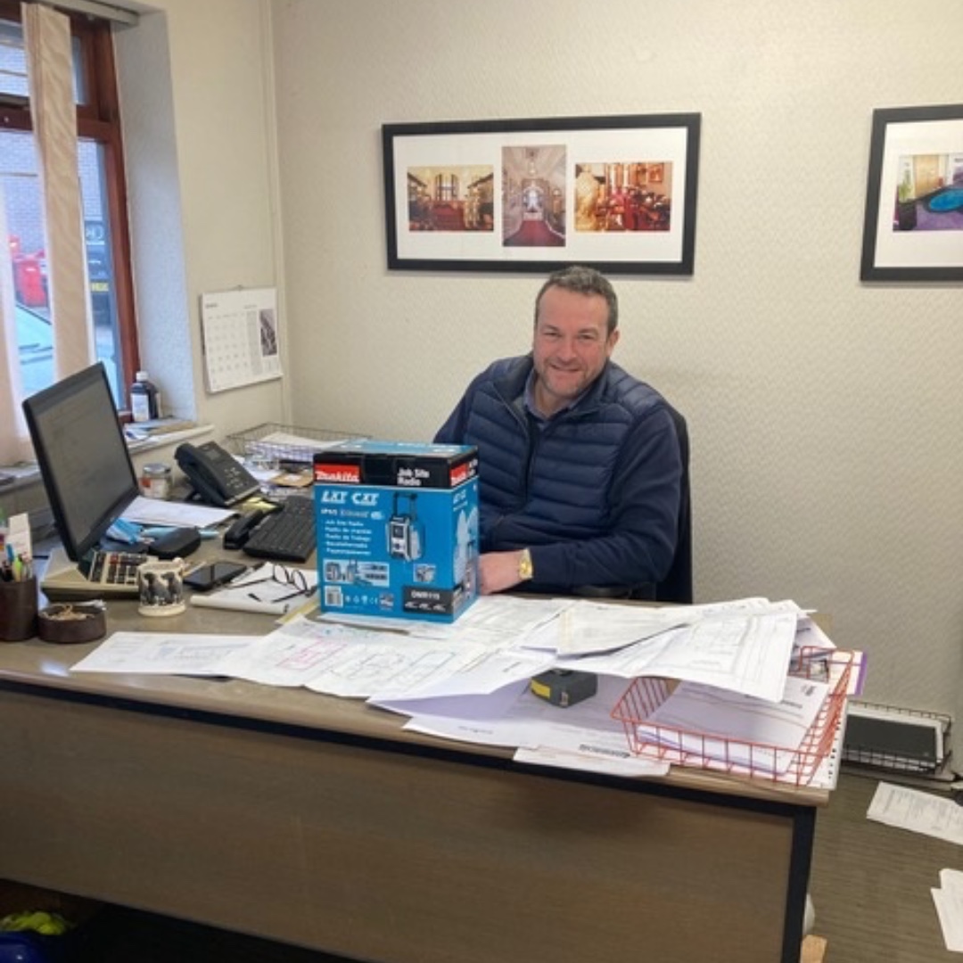 FBallUK's tweet photo. Here is another of our previous Ball Rewards Competition Winners: Damon Ward from Newards Flooring Contractors taking receipt of his Digital Makita Site Radio.

Well done Damon.

#flooring #floors #flooringexperts #ballrewards #teamfball https://t.co/VfOvke4xyl