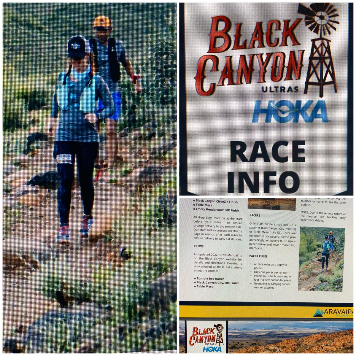 Lookie here!Planning out logistics with an athlete for #blackcanyonultras and look who I see in @aravaiparunning Runner’s Manual! If you look closely you can see Becky sporting a @sundogrunning hat;) #sundogrunning #running #trailrunning #trailrunner #ultrarunning #ultrarunner