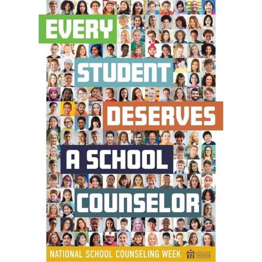 Please join us in celebrating National School Counseling Week! Our team at THS works hard to provide Academic, Social-Emotional, and Career counseling to our students! We collaborate with so many staff in order to best help our students!