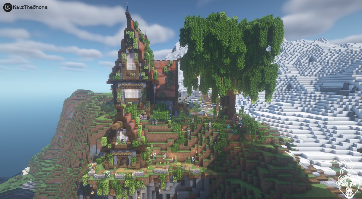 KatzTheGnome's tweet photo. I now have a Tree for my Chickens to hang out in. They usually just sit outside my door. They have a Campfire and everything :)

#Minecraft #letsplay #gaming #twitch #caveupdate #Streaming #Minecraftbuilds #minecrafthouse https://t.co/b2ETI15Kbz