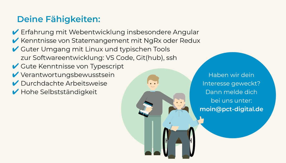 PcTdigital's tweet photo. Lust uns als Werkstudent*in im Bereich Softwareentwicklung zu unterstützen? 😁
Dann freuen wir uns hier von dir zu hören: moin@pct-digital.de. Lebenslauf &amp; kurzer Motivationstext sind ausreichend.

#werkstudium #software #softwareentwicklung #softwaredevelopment #digitalisierung https://t.co/o3ji5LhDVS