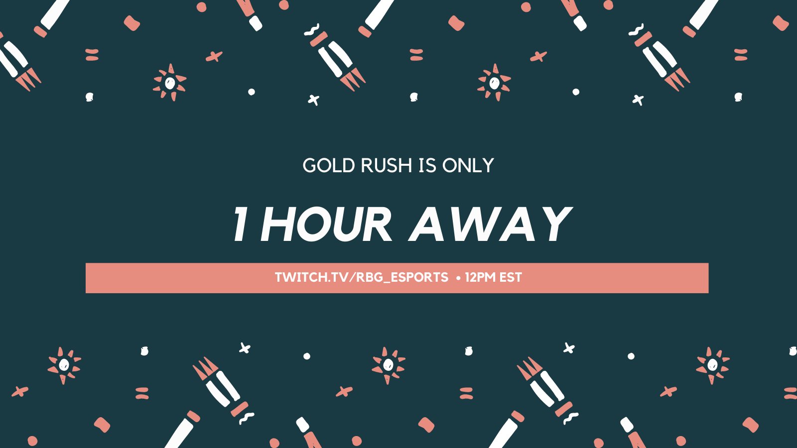 Gold Rush 2022 Schedule Rbg Esports On Twitter: "𝗜𝗧'𝗦 𝗚𝗢𝗟𝗗 𝗥𝗨𝗦𝗛 𝗗𝗔𝗬! The Day Is  Finally Upon Us! Gold Rush Starts In Exactly 1 Hour 𝗖𝗵𝗲𝗰𝗸 𝘁𝗵𝗲  𝘀𝗰𝗵𝗲𝗱𝘂𝗹𝗲 𝗵𝗲𝗿𝗲! 📅 Https://T.co/Zxncxlo9Yn 𝗪𝗮𝘁𝗰𝗵 𝘁𝗵𝗲  𝗮𝗰𝘁𝗶𝗼𝗻 𝗵𝗲𝗿𝗲! 📺