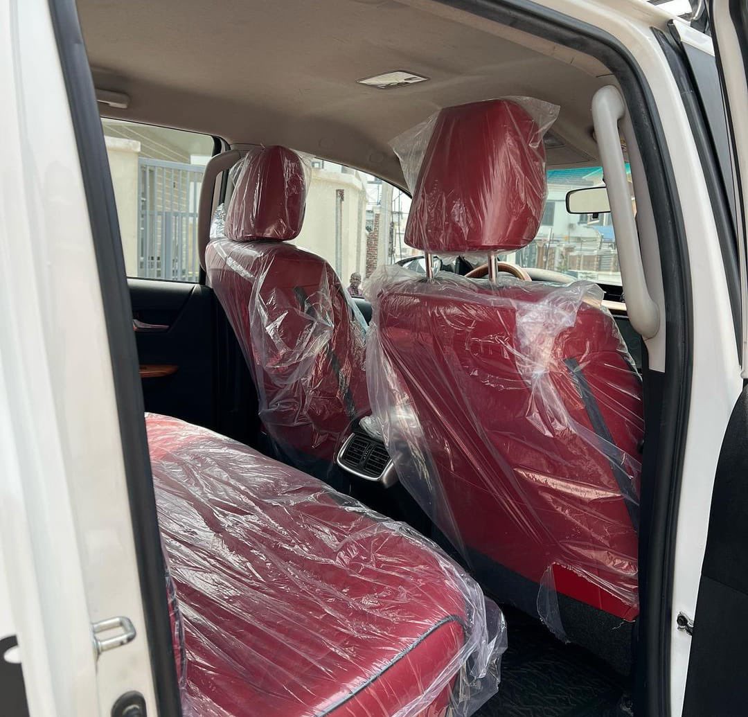 catchincruises's tweet photo. 🔥 *Manufacturer:* Toyota 
       *Model* Revolution V4   Thumbstart 
      *Year:* 2016
      *Mileage:* 
      *Status* Foriegn used 
     *Colours* White on Red interior 
      *Location:* lekki 
       *Price*   25.5m (slightly negotiable) https://t.co/AJ2DzkhNg1