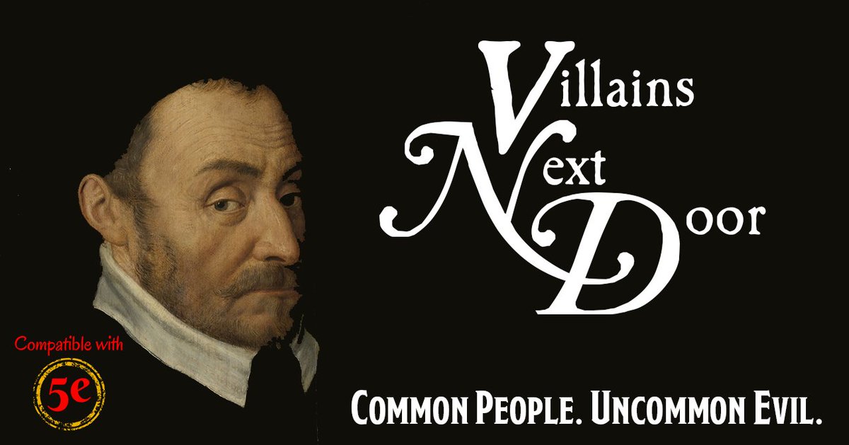 If you've seen any of the art that goes along with Villains Next Door, you'll know how awesome it is. It's all thanks to <a href="/rijksmuseum/">Rijksmuseum</a>'s Rijksstudio project. We LOVE that we get to share Renaissance Dutch masters with the #dnd5e and #ttrpg community!