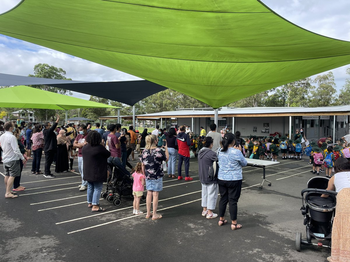 We are exhausted but ready to do it all again today. Yesterday my team welcomed 150 very excited Kindy kids to school. Shine bright kiddies ☀️