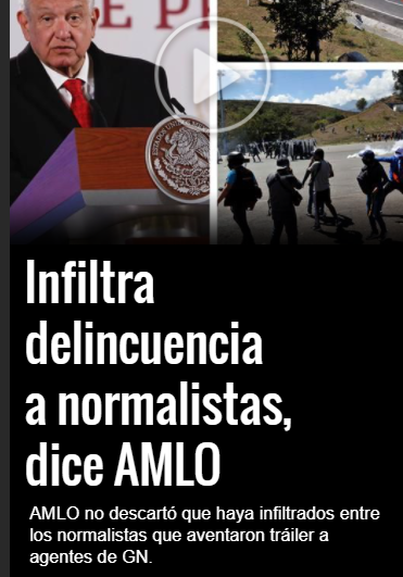 Obscimx's tweet photo. ¿Y quien los alienta y no solo ahora? 
¿Se acuerdan de los Abarca, apoyados por López, que desembocó en la tragedia de los 43?

#YoSoyObsciMX https://t.co/ZI27d4Uurq