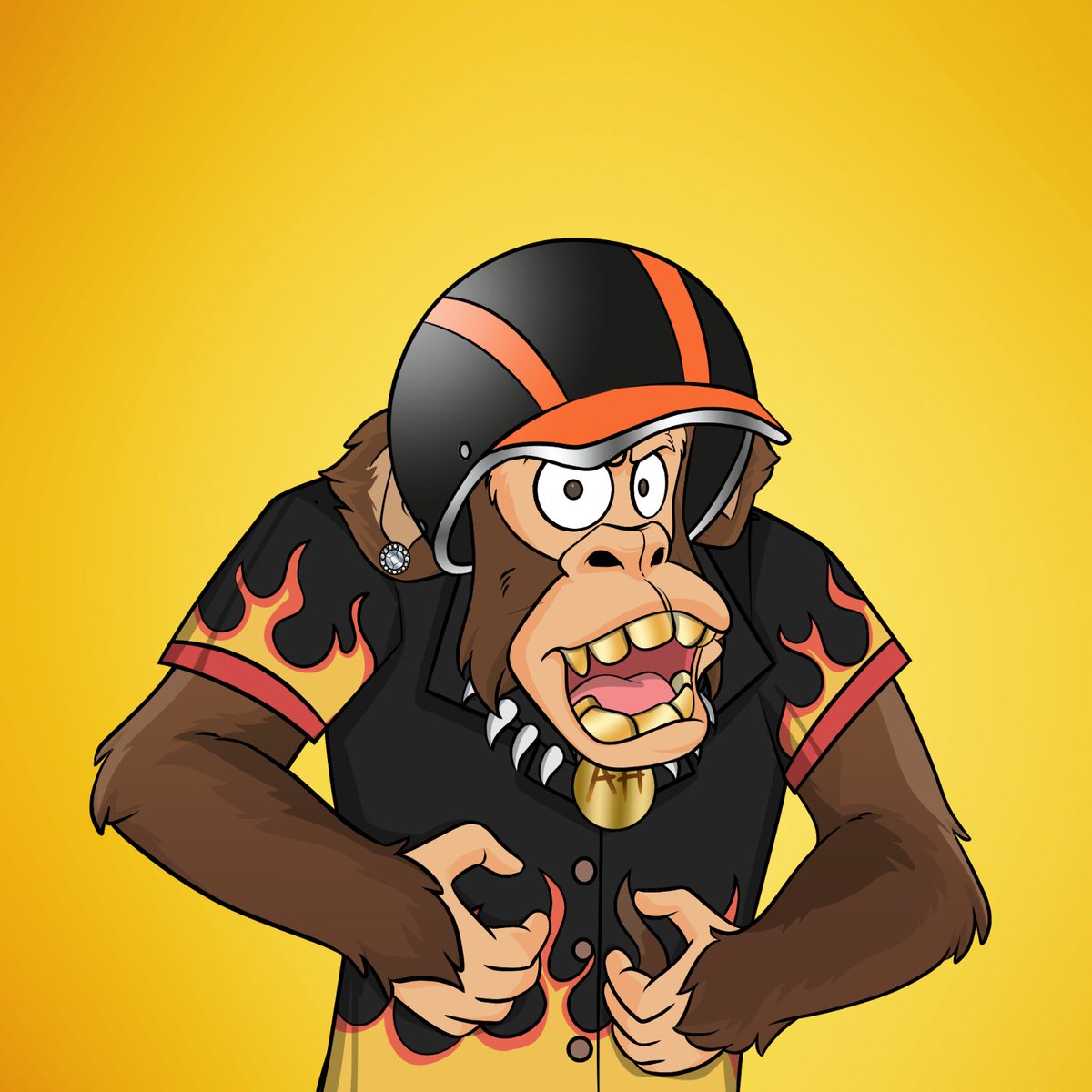 Here’s one of our first full Ape Hanger reveals in all of their riding gear!!! #NFTs #Apes #NFTProject