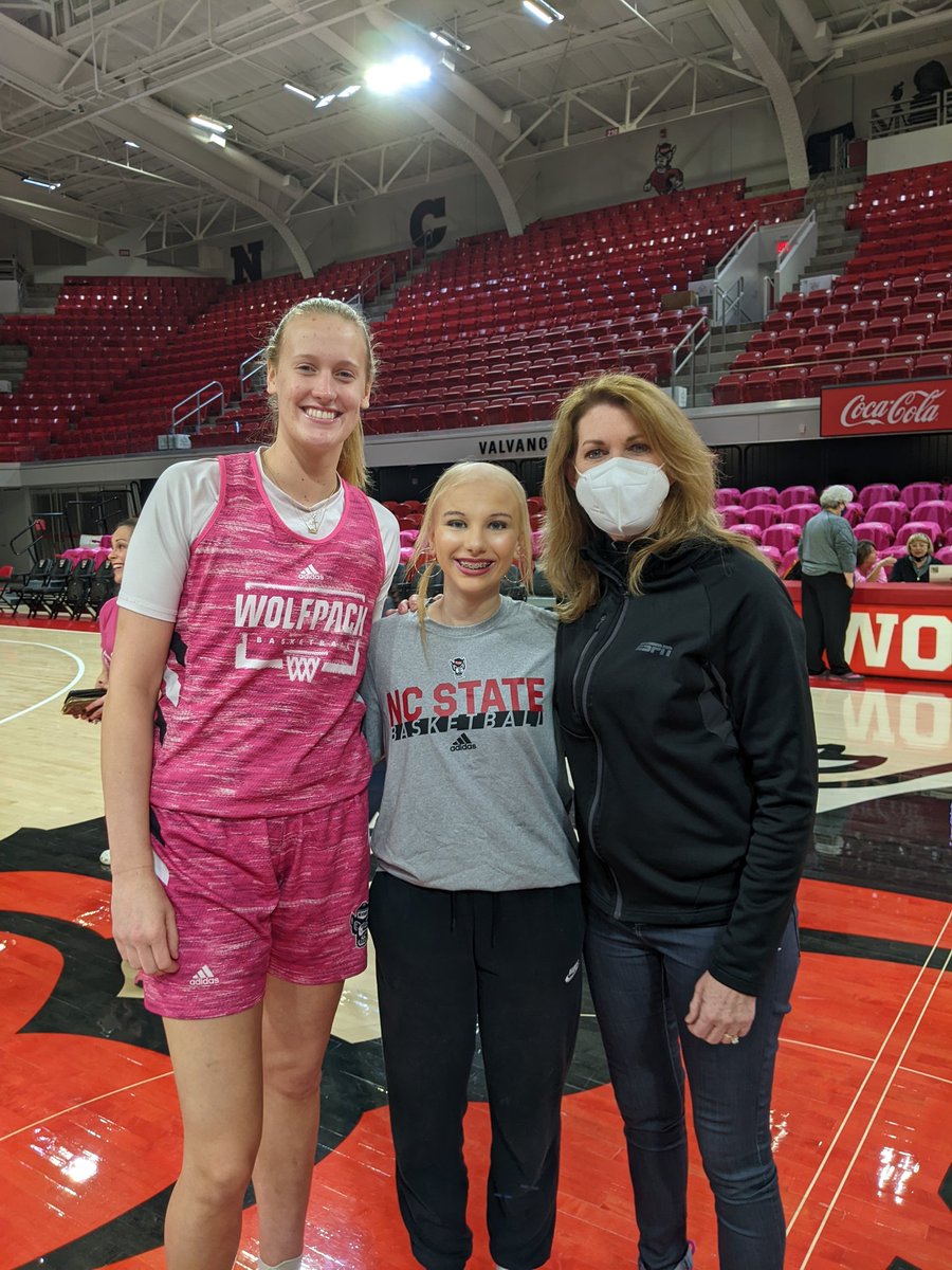 Debbie Antonelli (@debbieantonelli) on Twitter photo One of the reasons why the <a href="/KayYowFund/">Kay Yow Cancer Fund</a> #play4kay game is so special is the ability to uplift those battling cancer. This is my friend Madylyn who is in the battle. Thanks <a href="/PackWomensBball/">NC State WBB 🐺🏀</a> & <a href="/ecunane_/">Elissa Cunane</a> for hosting her at practice! One of the reasons why the <a href="/KayYowFund/">Kay Yow Cancer Fund</a> #play4kay game is so special is the ability to uplift those battling cancer. This is my friend Madylyn who is in the battle. Thanks <a href="/PackWomensBball/">NC State WBB 🐺🏀</a> & <a href="/ecunane_/">Elissa Cunane</a> for hosting her at practice!