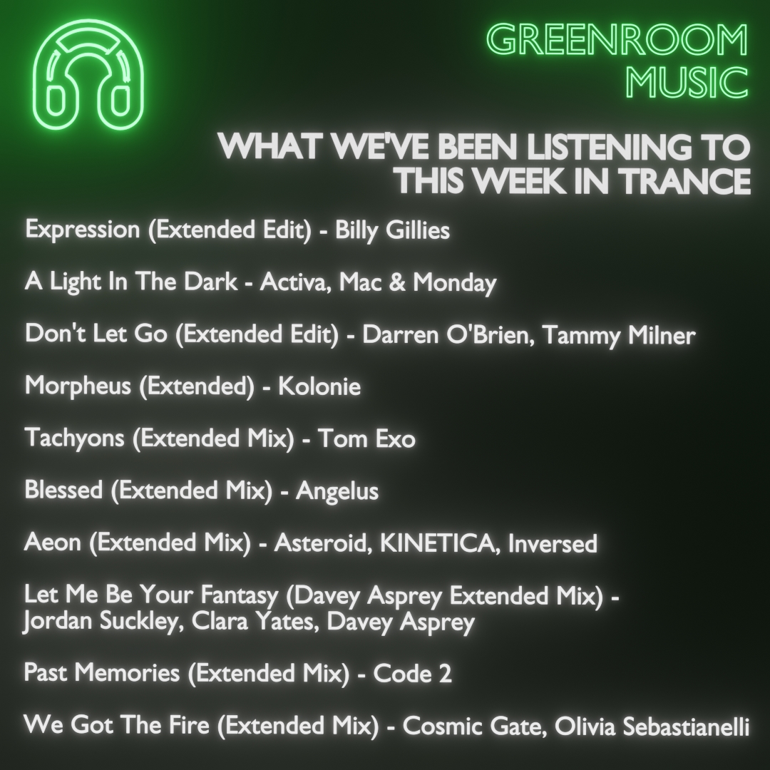 This is what we've been listening to this week in Trance. 🎧 There have been some incredible tracks out recently, so we've been spoilt for choice. In no particular order, we've listed what we've had on in the office most this week. What have you guys been listening to this week?