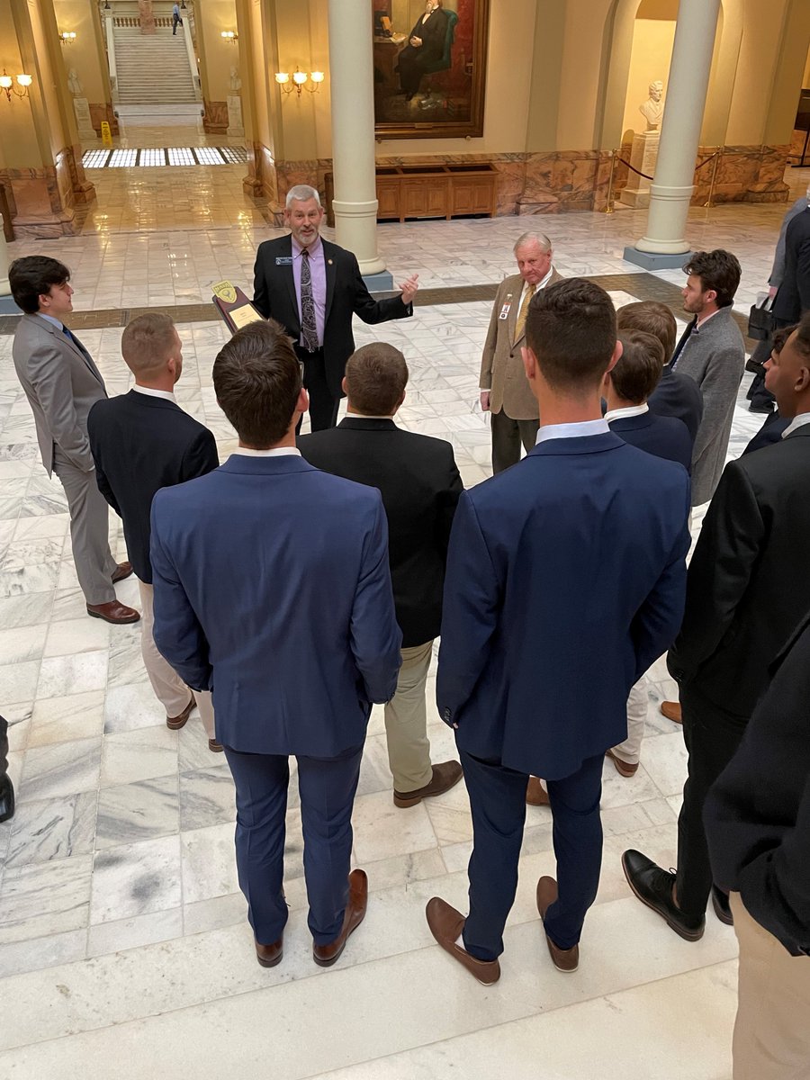 DaltonStateGolf's tweet image. Thank you to all that made our trip to the Georgia Capitol a success! Resolution 409 and an unforgettable experience! #BeepBeep #Georgia