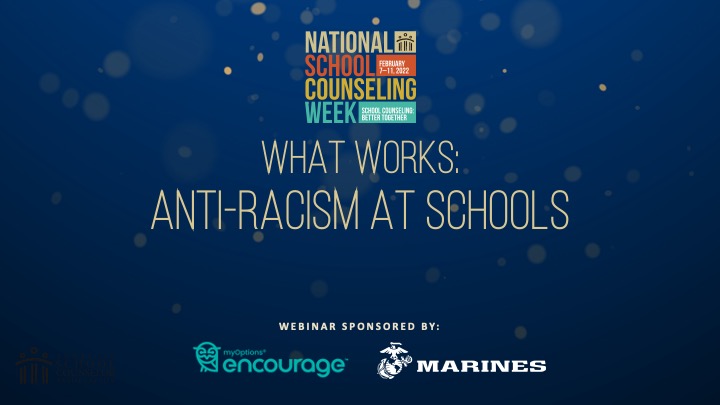 If you missed today's Facebook Live event, What Works: Anti-Racism at Schools, you can watch it here. videos.schoolcounselor.org/what-works-ant…