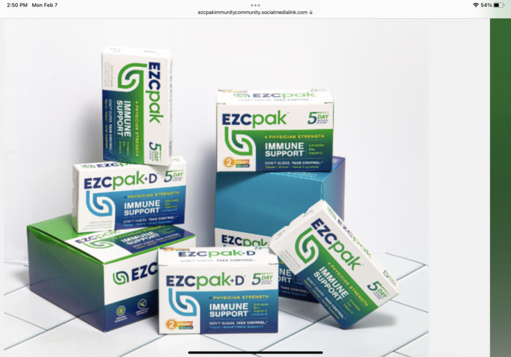 ctv_events's tweet photo. Here it is…. I'm the newest member of #TheEZCPakimmunitycommunity - Join me and participate in your first Mission to learn more about EZC Pak™! Get special offers, connect with others, sample products, and more! #ad https://t.co/TTlxiRJXM1 https://t.co/sAbTYiqGcD