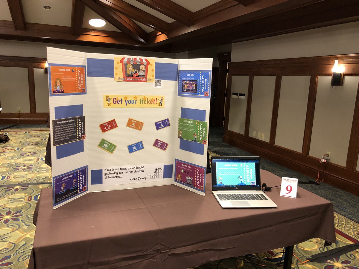 Be sure to stop by table 9 in Crystal A from now until 4:30 to talk about how <a href="/JollyTechCoach/">Donna Meeks: Technology Integrator</a> and I led PD opportunities for our learning support paraprofessionals! #PETEandC