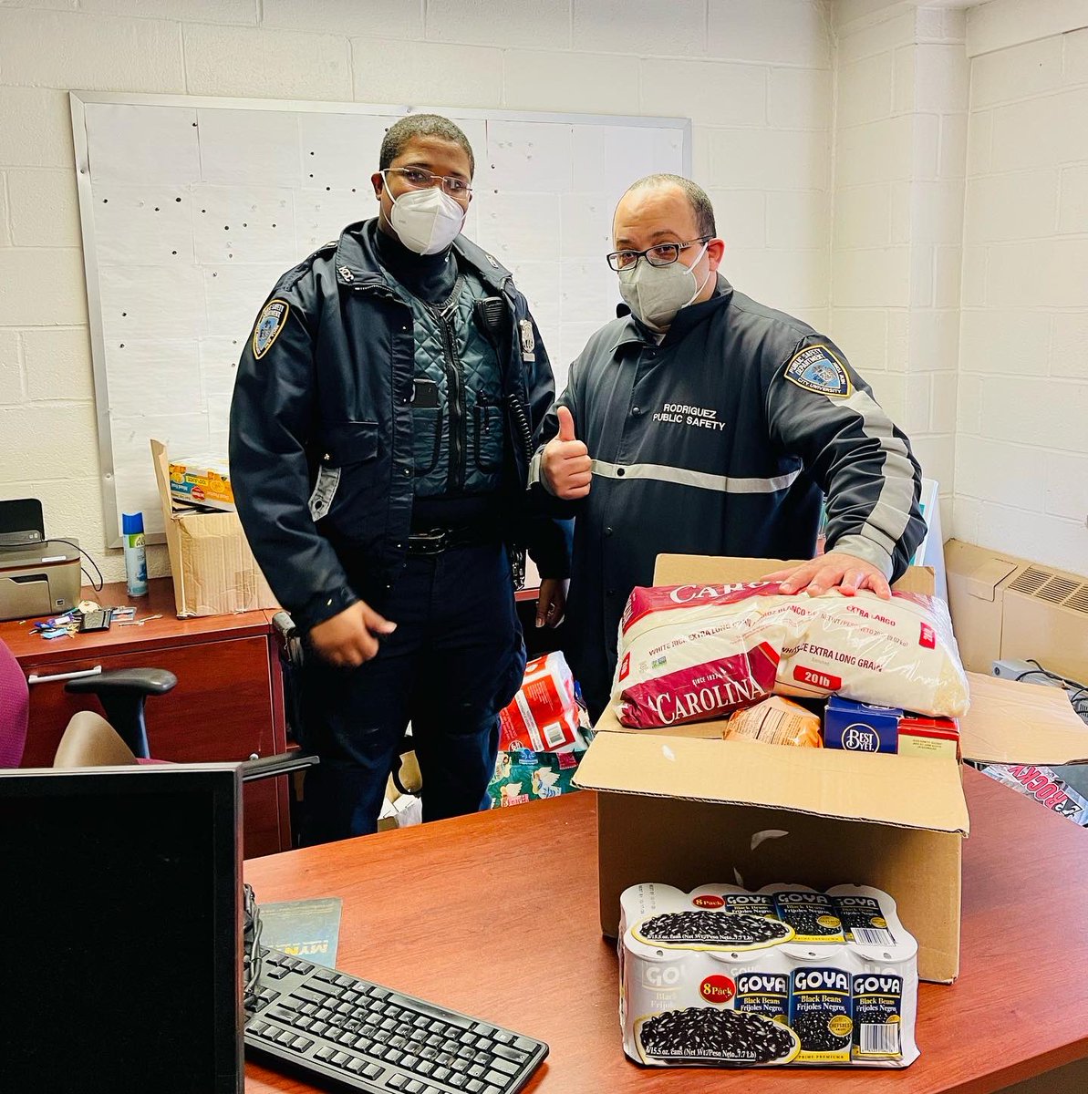 KBCCPSD's tweet photo. The Public Safety Department would like to take a moment to say, Thank You all for your donations to the Bronx Fire Relief Drive.

•
•
We appreciate everyone, and it’s because of your generosity we were able to make a difference.

•
Thank You 💙💙💙 https://t.co/wjbYpulKmj