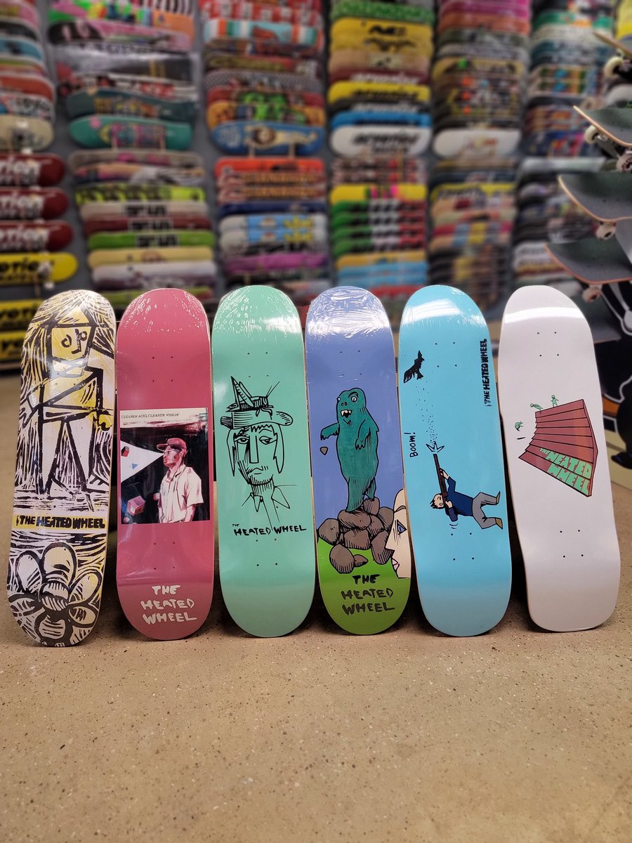 devotionskateco's tweet photo. #TheHeatedWheel on the Racks. Timeless Artwork and Rad Shapes by #NeilBlender ☕
✔️
#DevotionSkateCo
#SupportYourNeighborhoodSkateshop
#LakeHighlands
#HighlandMeadows https://t.co/KUdNruENOt