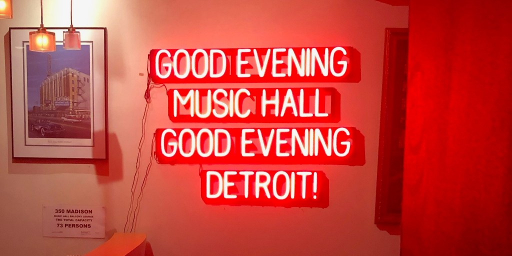 SpellBrite's tweet photo. Detroit's historic Music Hall has seen iconic performances from legends like Billie Holiday, Count Basie, and Penn & Teller. Stop by the next time you’re in town and we know you’ll have a good evening 🎵
#music #musichall #ledsigns #customsigns #detroit #spellbrite https://t.co/PsyNXti3bq