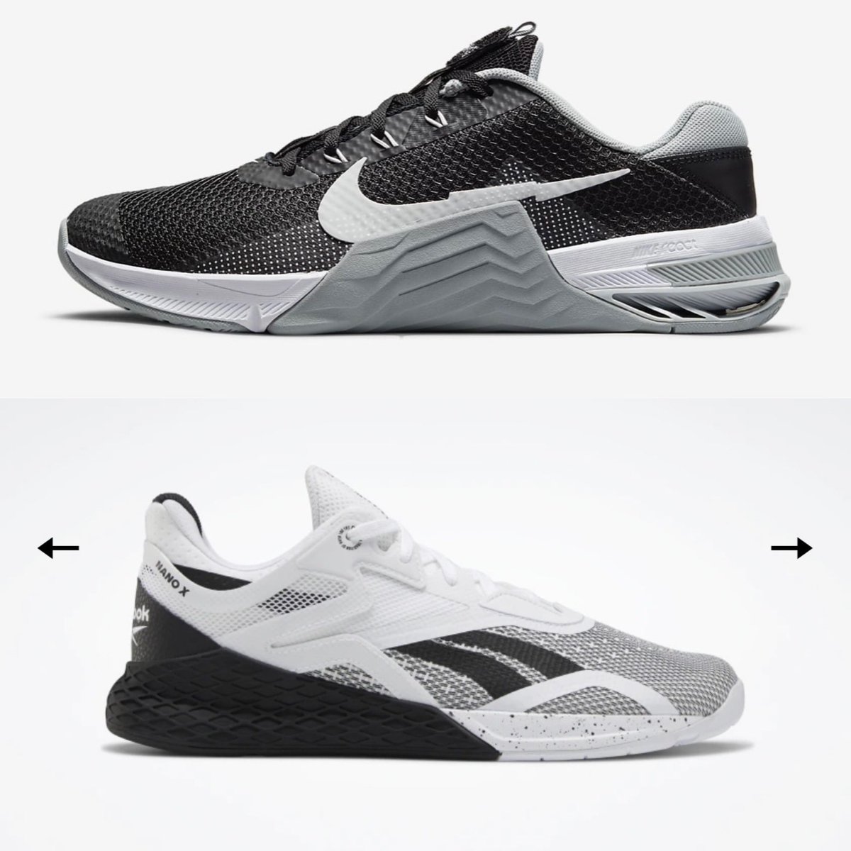 coachdeesmith's tweet photo. High School/College athletes that have the means to do so, INVEST IN A QUALITY PAIR OF TRAINING SHOES. It makes a huge difference. Your traditional footwear literally leaks power out of the soles. Nike Metcons and Reebok Nano X are great options!! https://t.co/cCNCKQA6hb