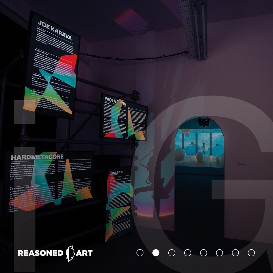 ReasonedArt's tweet photo. That's all, folks!
#SuiGenesis has come to an end 🤖
You can collect the NFTs of the exhibited artworks on our platform! Link here ⤵️
https://t.co/ddsnlauSZE
#SuiGenesis #ReasonedArt #LavaClub #Waarp #PaolaPinna #Hardmetacore #JoeKarava #DigitalArt #NFTArt #Milan https://t.co/kjVmtXUwom