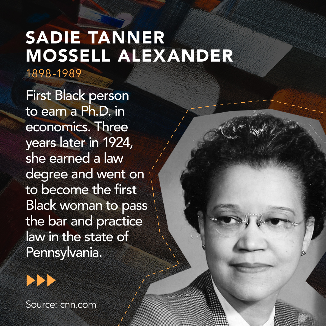windermere's tweet photo. Throughout February, we're featuring stories celebrating the achievements and history of African Americans. Today we recognize lawyer Sadie Tanner Mossell Alexander. #BlackHistoryMonth https://t.co/KbfyO43tuF