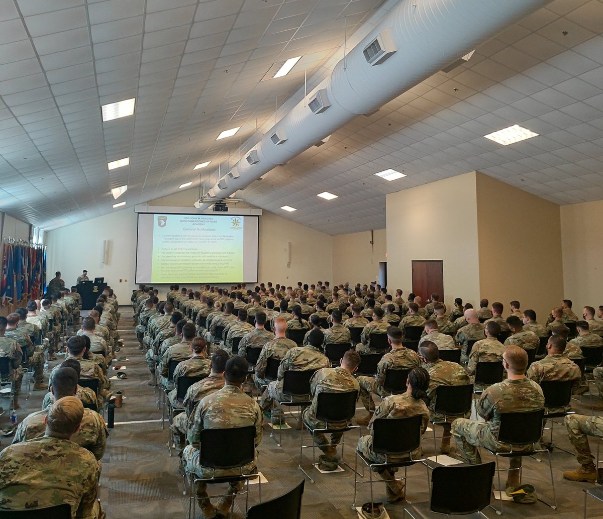 101st_NCOA's tweet image. The future NCOs of class 004-22 have arrived!

#NCOA #TrainToLead #101AASLTDIV
