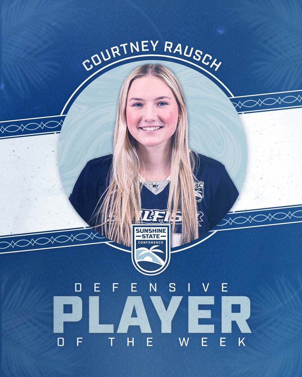 PBA Sailfish (@pbasailfish) on Twitter photo Courtney Rausch has been named the first SSC Defensive Player of the Week in program history for <a href="/SailfishWLax/">PBA Women's Lacrosse</a> #FEARtheFISH 🐟🥍 Courtney Rausch has been named the first SSC Defensive Player of the Week in program history for <a href="/SailfishWLax/">PBA Women's Lacrosse</a> #FEARtheFISH 🐟🥍