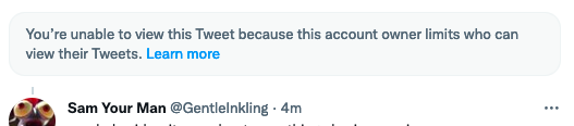GentleInkling's tweet photo. NOOO @FourKelsey unblock me :( https://t.co/jQ0Rf0dYpF