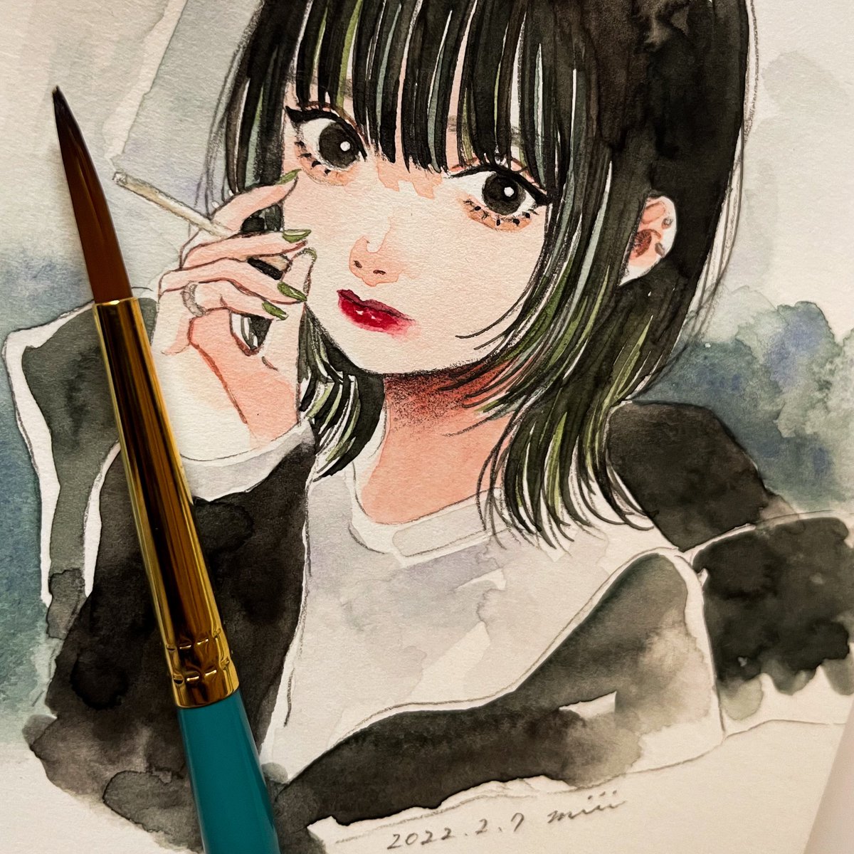 「#透明水彩 #Watercolor #watercolorpainting 」|miiiのイラスト