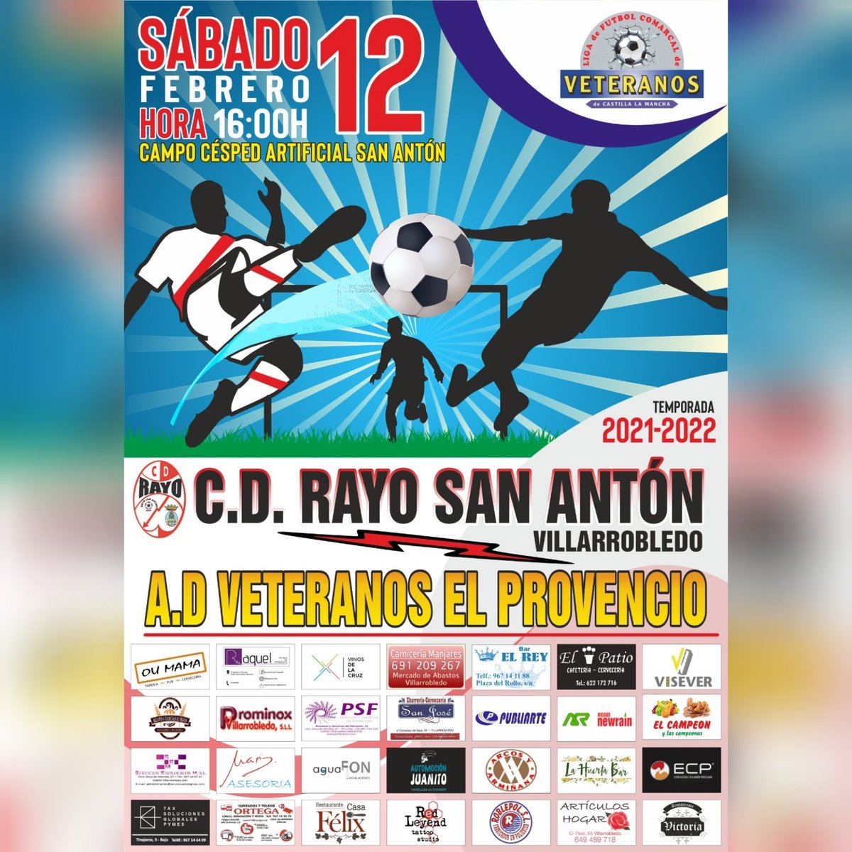 Ya estamos otra vez dando guerra!!!
Esta vez contra nuestros amigos y vecinos de el provencio, os esperamos 💪💪💪