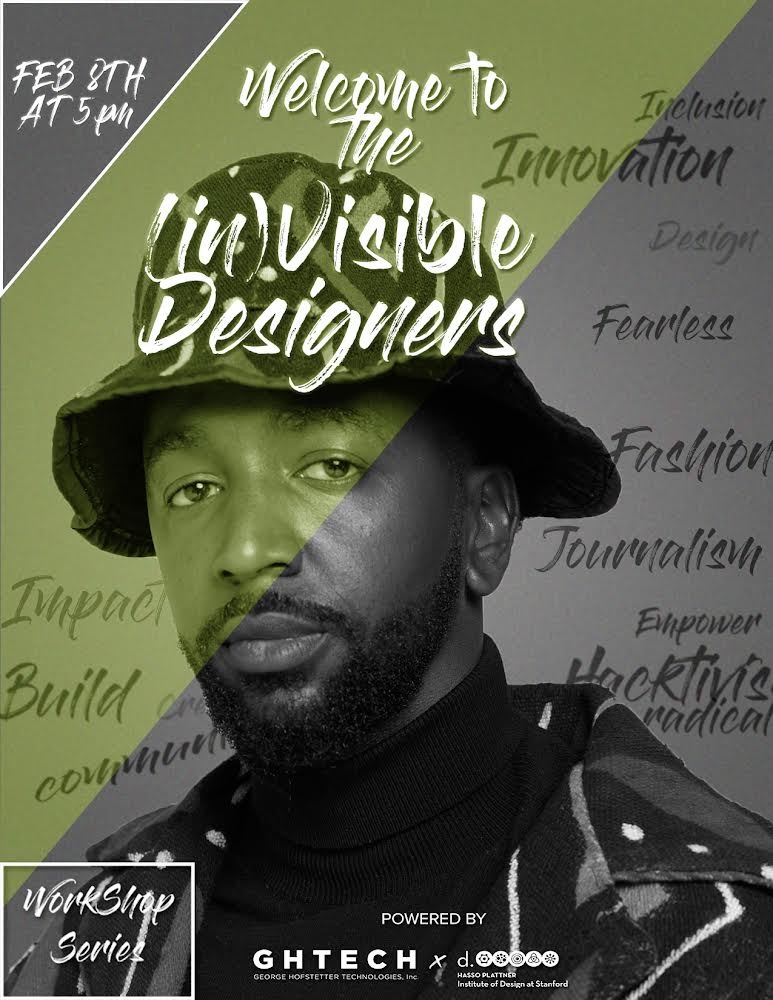 With work featured in @TheAtlantic & @TheEllenShow, @akintundeahmad is a champion of change. The fashion creator (@adedehye), journalist (@_ViewersLikeUs_) & founder will speak at our (in)Visible Designers virtual talk on Feb 8, hosted w/ @ghtechinc. bit.ly/3snUpGZ