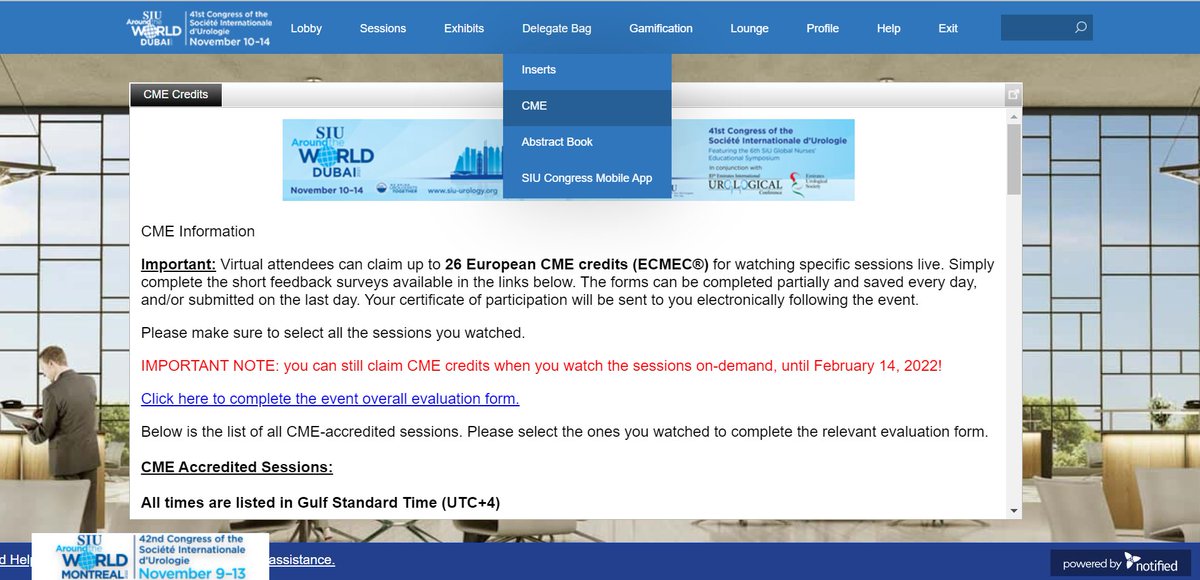 #SIU2021 attendees: there is still 1 week left to earn CME credits! 
Make sure to watch the webcasts at #SIUatU before February 14 and claim up to 26 ECMEC® credits! 
🎞️ ow.ly/DIpV50BEIUk