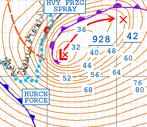 Centinela_35's tweet photo. 🌀 Una poderosa #borrasca, de nombre #Saraí, con 928 hPa está azotando entre el sur de #Groenlandia e #Islandia con vientos huracanados de hasta 247 km/h (153 mph), oleaje intenso y fuertes nevadas. #blizzard #bombogenesis #stormur https://t.co/3IlIbjckE7