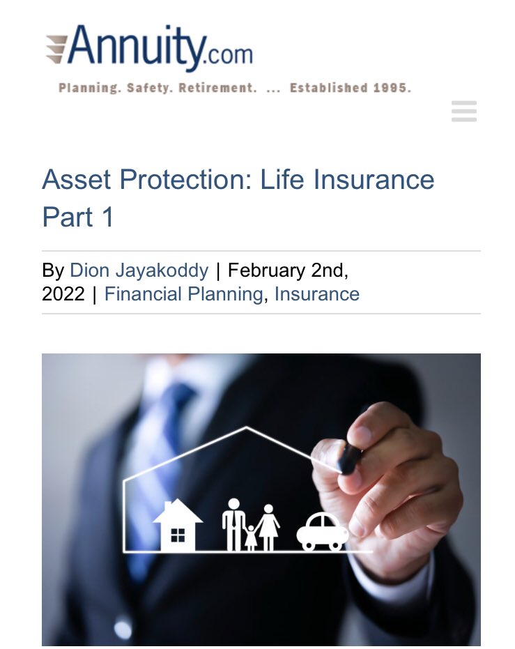 djcsinc's tweet photo. Learn How to Use Life Insurance as Protection for your Assets

READ: https://t.co/G4hQhGmQhQ by @dionjayakoddy (Founder &amp; CEO)

#LifeInsurance #AssetProtection #Assets #Protection #Insurance #Financials #FinancialPlanning https://t.co/1VnS11pjX5