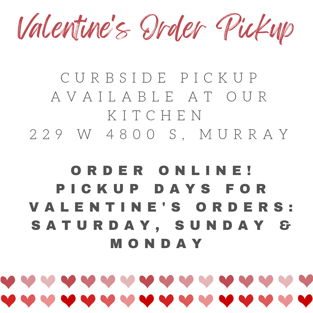 SweetVUtah's tweet image. SLC, Utah locals! We have a pickup option available for all Valentine's Day orders! Order online, then easily pick up your order at our kitchen! #slcvegans #slcutah #saltlakecity